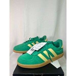 Adidas Breaknet Sleek Green Yellow Gum Retro Sneakers JS5035 Womens 6